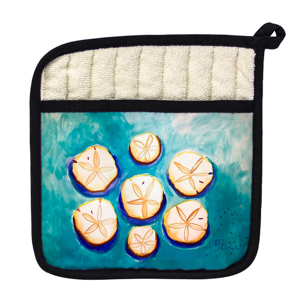 Many Sand Dollars Pot Holder