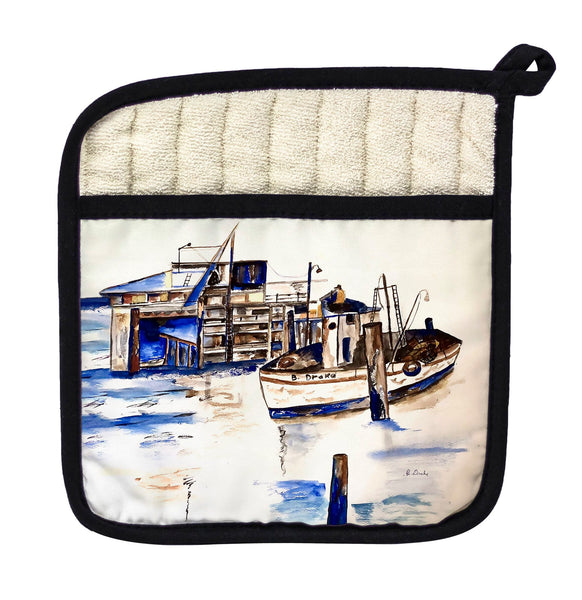 Fishing Boat II Pot Holder