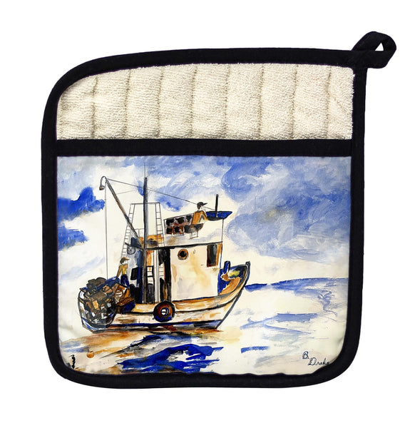 Fishing Boat III Pot Holder