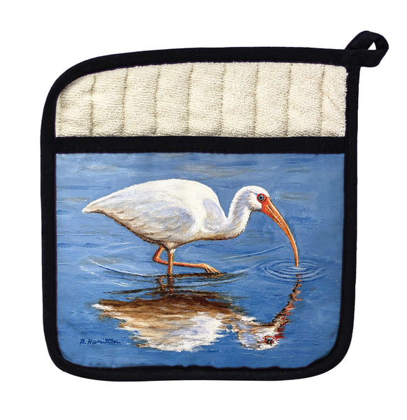 Ibis Looking Pot Holder