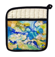 Abstract Hydrangea Pot Holder