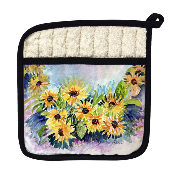 Betsy's Black Eyed Susans Pot Holder