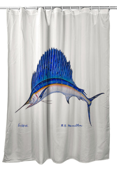 Sailfish Shower Curtain