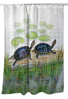 Two Turtles Shower Curtain
