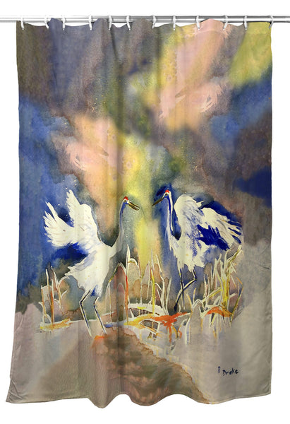 Whooping Crane Shower Curtain