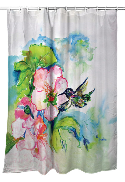 Hummingbird & Hibiscus Shower Curtain
