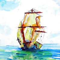 Tall Ship Shower Curtain