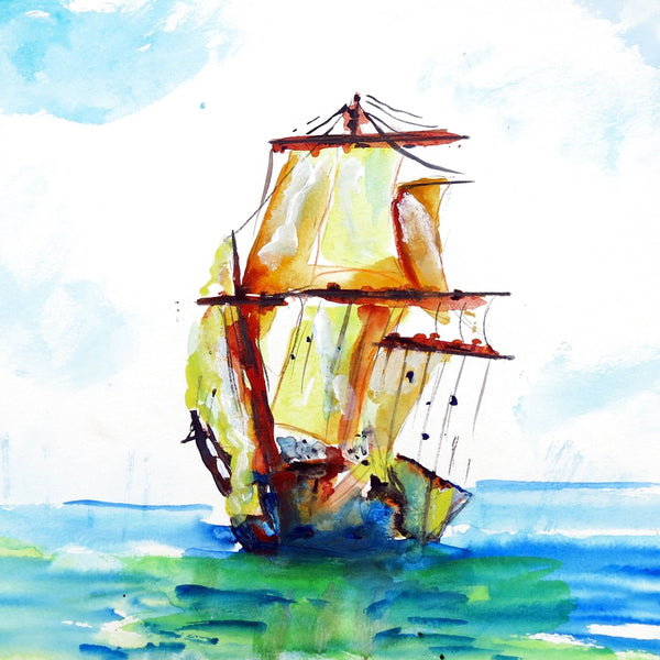 Tall Ship Shower Curtain