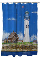 Scituate MA Lighthouse Shower Curtain