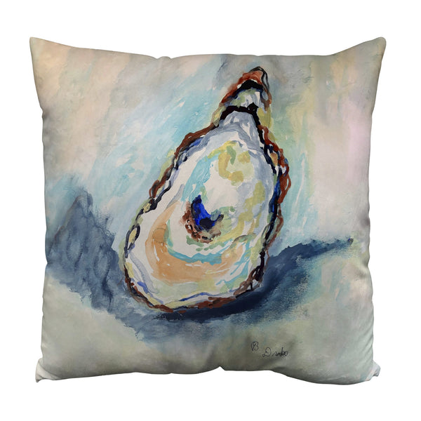 Big Oyster Suede Indoor Zippered Pillow