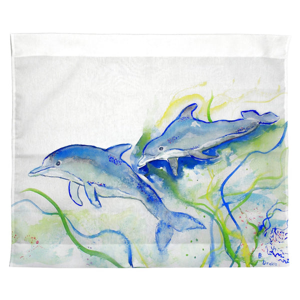 Betsy's Dolphins Outdoor Wall Hanging 24x30