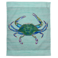Blue Crab - Male Outdoor Wall Hanging 24x30