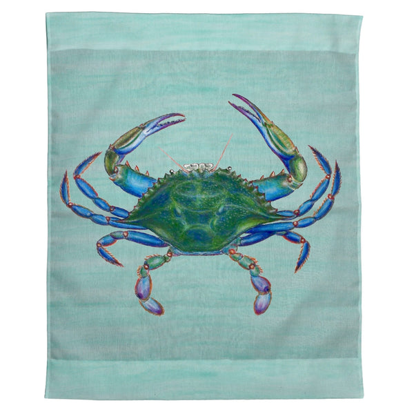 Blue Crab - Male Outdoor Wall Hanging 24x30