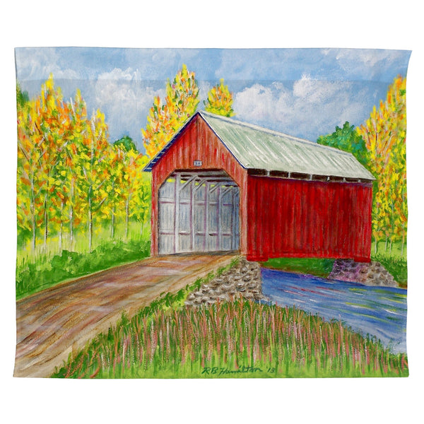 Dick's Covered Bridge Outdoor Wall Hanging 24x30