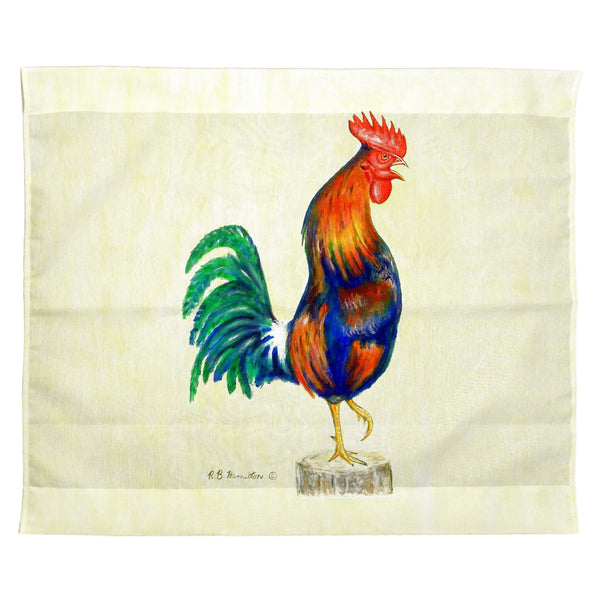 Blue Rooster Outdoor Wall Hanging 24x30
