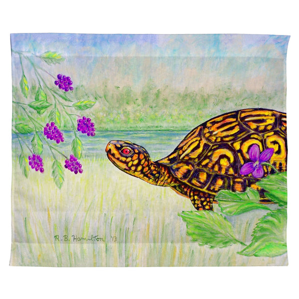 Turtle & Berries Outdoor Wall Hanging 24x30