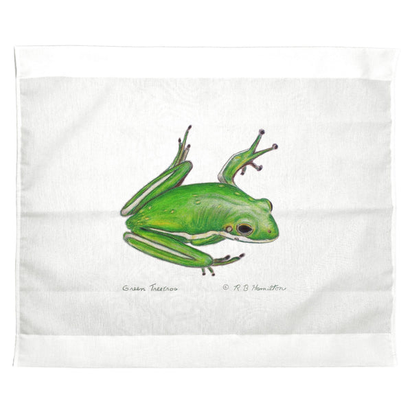 Green Treefrog Outdoor Wall Hanging 24x30