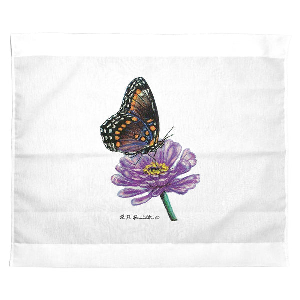 Red Spotted Purple Butterfly Outdoor Wall Hanging 24x30