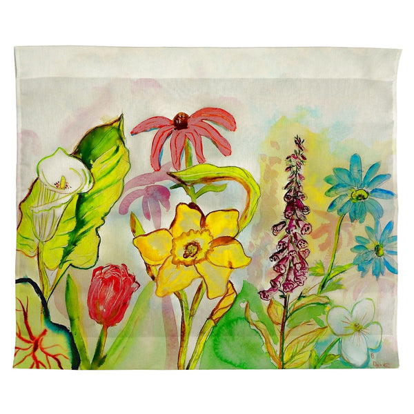 Betsy's Garden Outdoor Wall Hanging 24x30