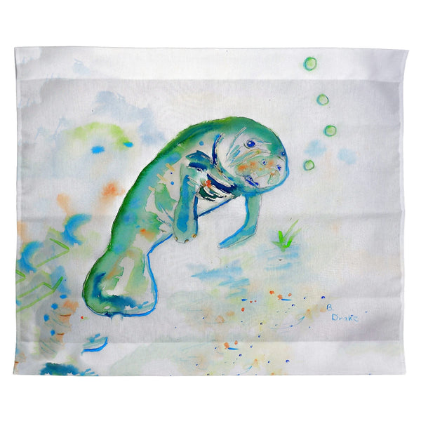 Betsy's Manatee Outdoor Wall Hanging 24x30