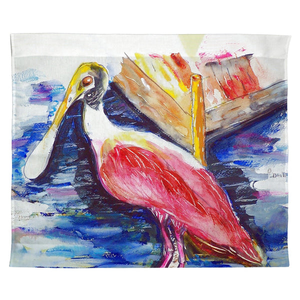 Spoonbill Outdoor Wall Hanging 24x30