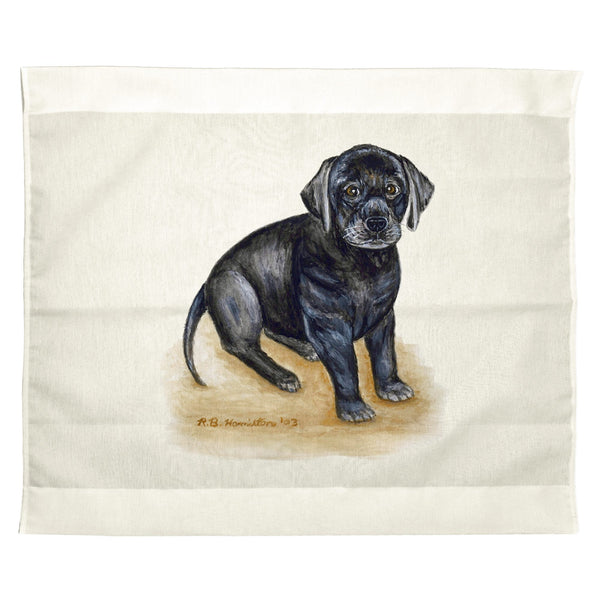Black Lab Outdoor Wall Hanging 24x30