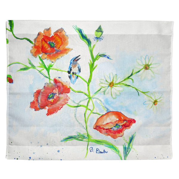 Poppies & Daisies Outdoor Wall Hanging 24x30