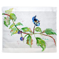 Birds and Blackberries Outdoor Wall Hanging 24x30
