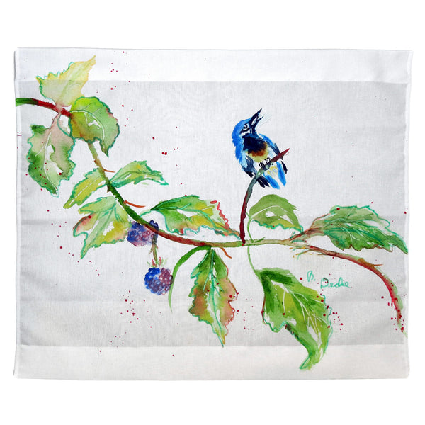 Birds and Blackberries Outdoor Wall Hanging 24x30
