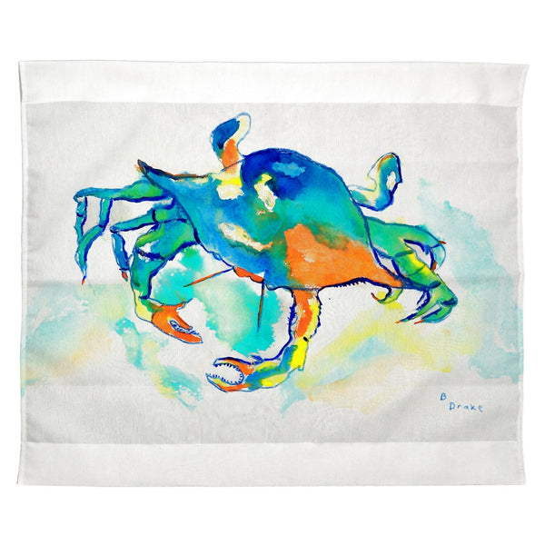 Orange Crab Outdoor Wall Hanging 24x30