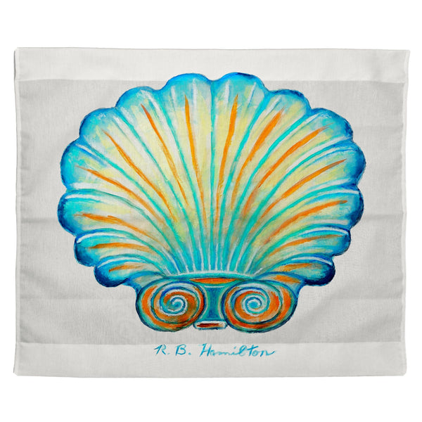 Ray's Scallop  Outdoor Wall Hanging 24x30