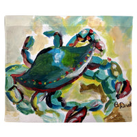 Colorful Crab Outdoor Wall Hanging 24x30