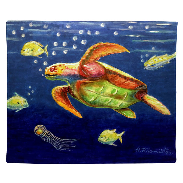 Sea Turtle Outdoor Wall Hanging 24x30