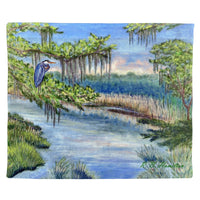 Marsh Morning Outdoor Wall Hanging 24x30