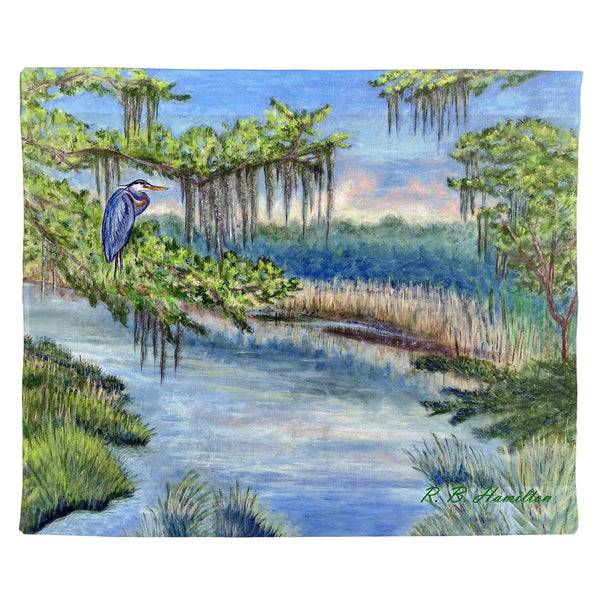 Marsh Morning Outdoor Wall Hanging 24x30
