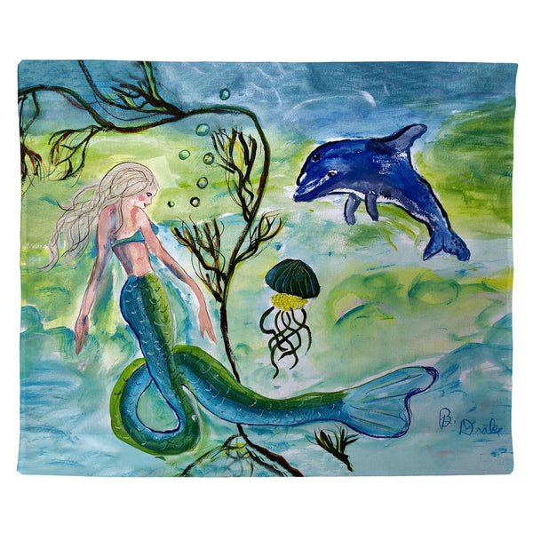 Mermaid & Jellyfish Outdoor Wall Hanging 24x30