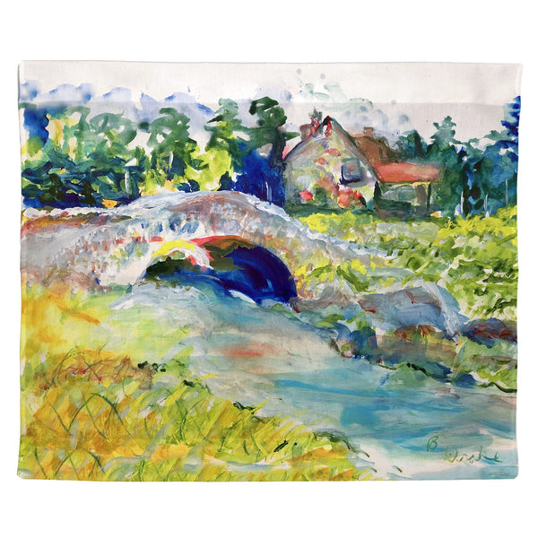 Stone Bridge Outdoor Wall Hanging 24x30