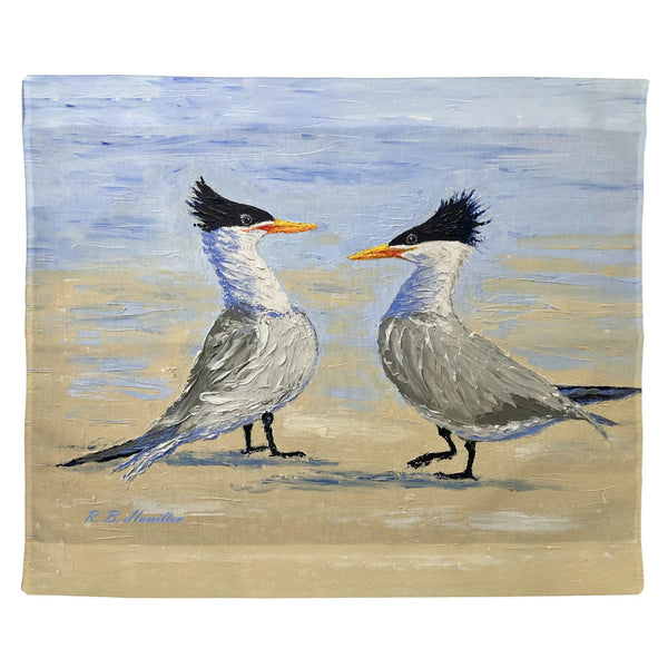 Two Terns Outdoor Wall Hanging 24x30