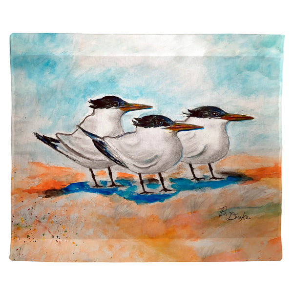 Three Terns Outdoor Wall Hanging 24x30