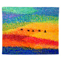 Pelican Sunset Outdoor Wall Hanging 24x30