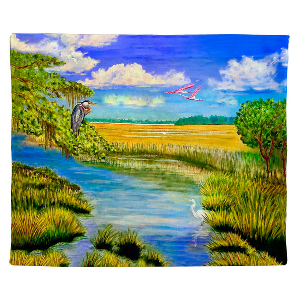 Marsh Life II Outdoor Wall Hanging 24x30