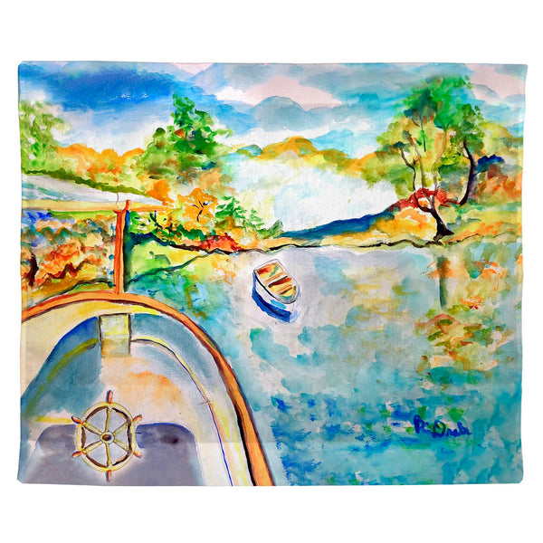 Boat View Outdoor Wall Hanging 24x30