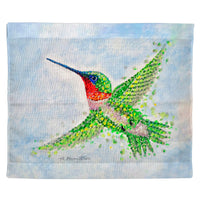 Hummingbird Flight Outdoor Wall Hanging 24x30