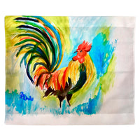 Colorful Rooster Outdoor Wall Hanging 24x30