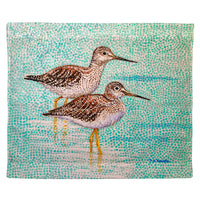 Yellow Legs Sandpipers Outdoor Wall Hanging 24x30