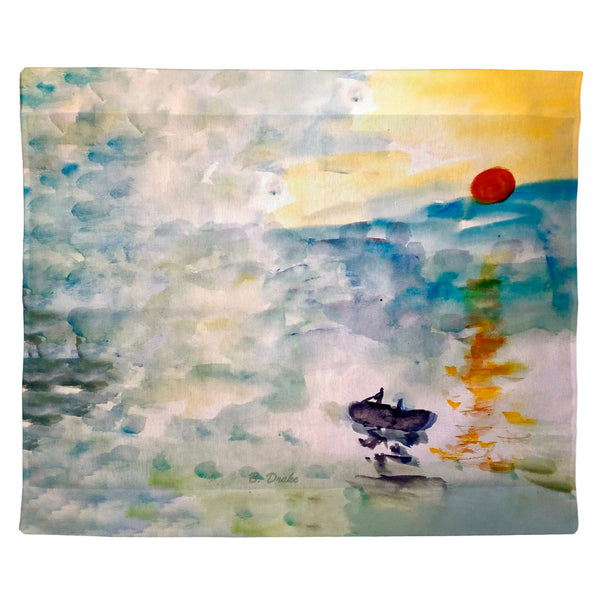 Abstract Sunset Outdoor Wall Hanging 24x30