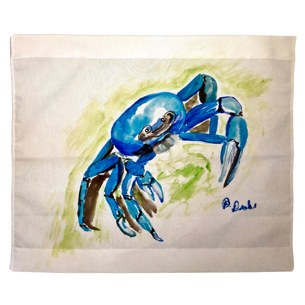 Blue Land Crab Outdoor Wall Hanging 24x30