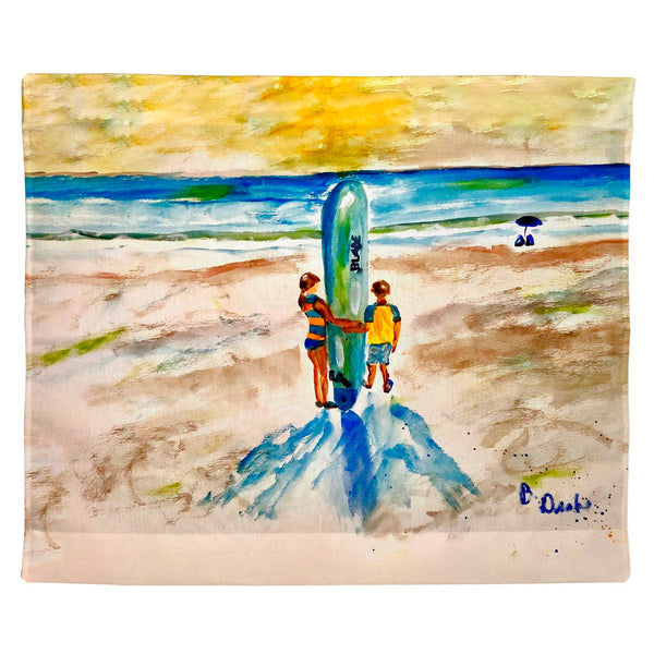 Two Surfers Outdoor Wall Hanging 24x30