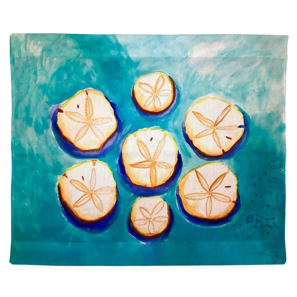 Many Sand Dollars Outdoor Wall Hanging 24x30