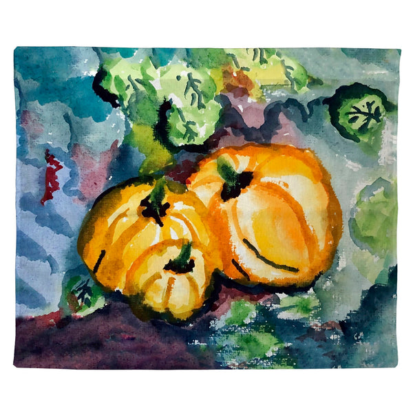 Three Pumpkins Outdoor Wall Hanging 24x30